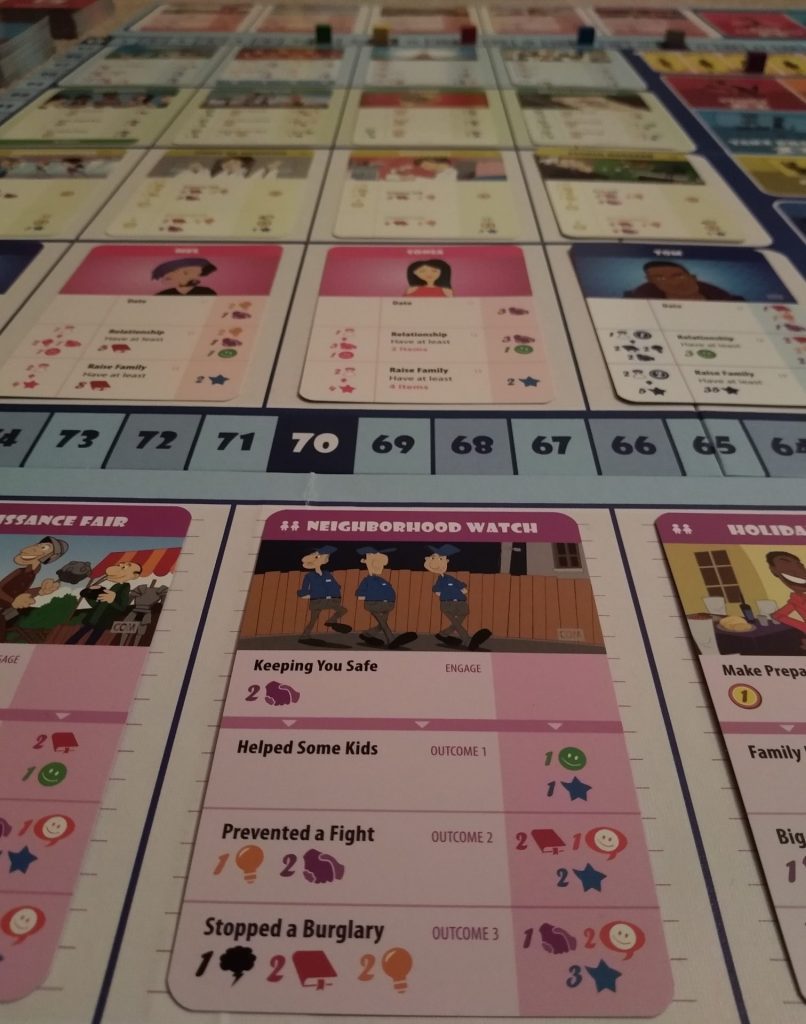 The Pursuit of Happiness: Community & Experiences Expansions Game Review —  Meeple Mountain