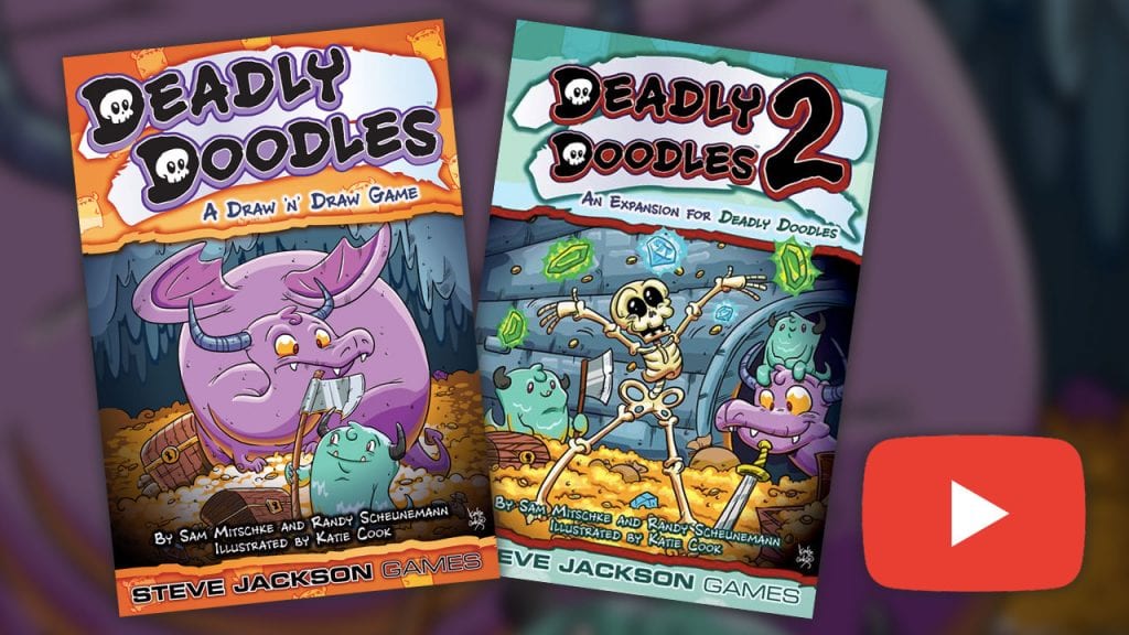 Deadly Doodles And Deadly Doodles 2 Game Video Review — Meeple Mountain