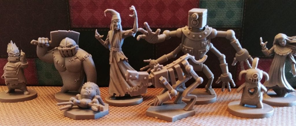 Villain Miniatures included in Stuffed Fables