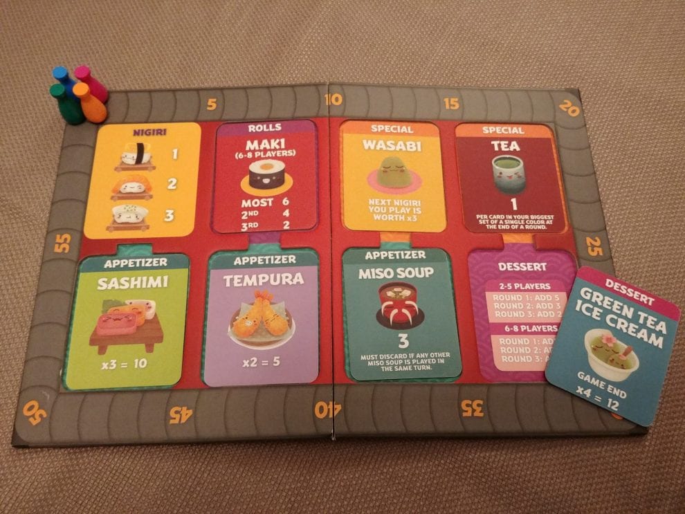 SushiGo Party Game Review — Meeple Mountain