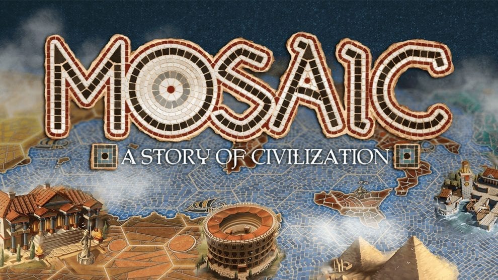  Mosaic: A Story of Civilization - Strategy Board Game for  Adults and Family, Fast, Fun, Action-Selection and Area Control Game, 2-6  Players, Ages 14 and Up