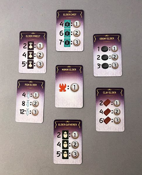 Examples of the Elder cards