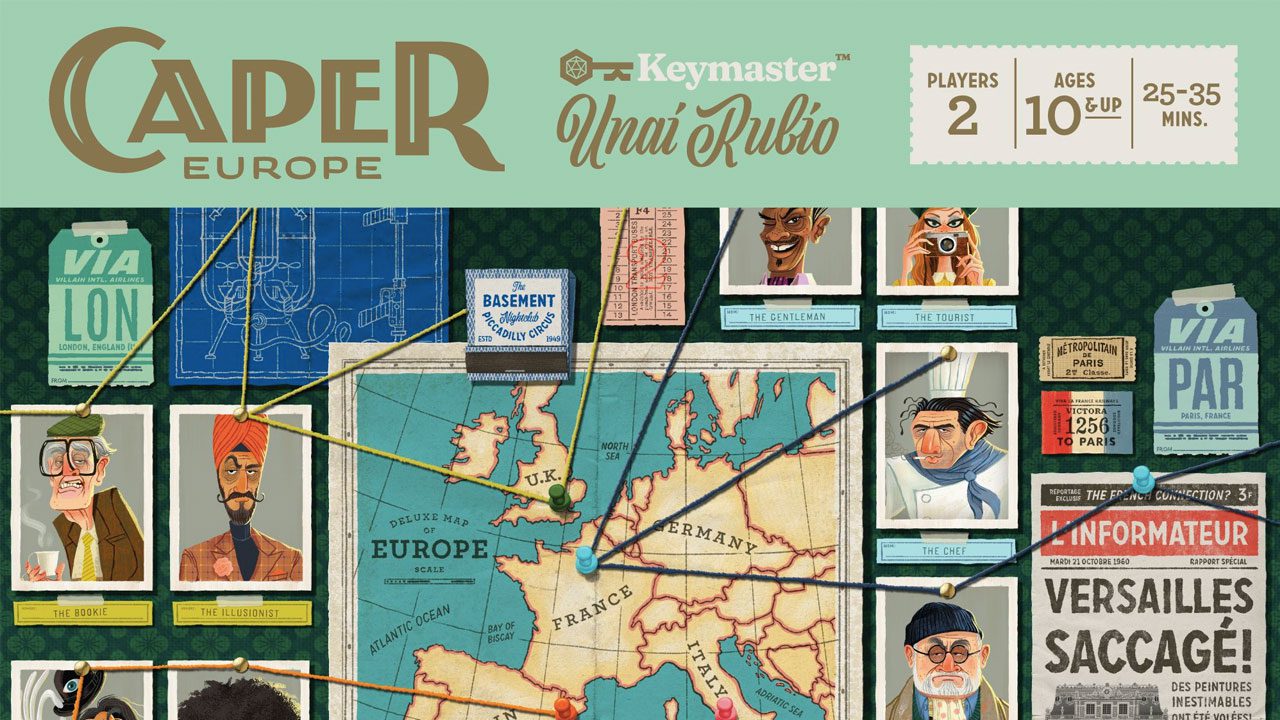 Caper Europe - um jogo de tabuleiro estratégico para dois jogadores por  Keymaster - Keymaster Games - Jogos de Tabuleiro - Magazine Luiza