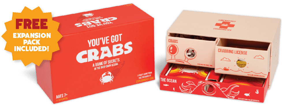 Contents of the You've Got Crabs Game 