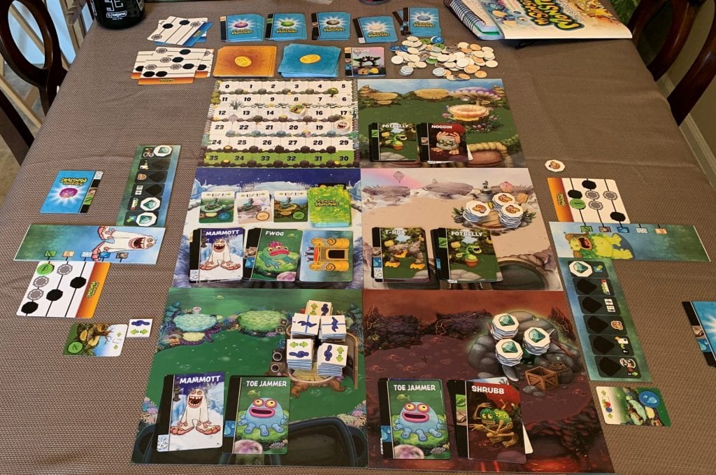 My Singing Monsters with all the islands in play.