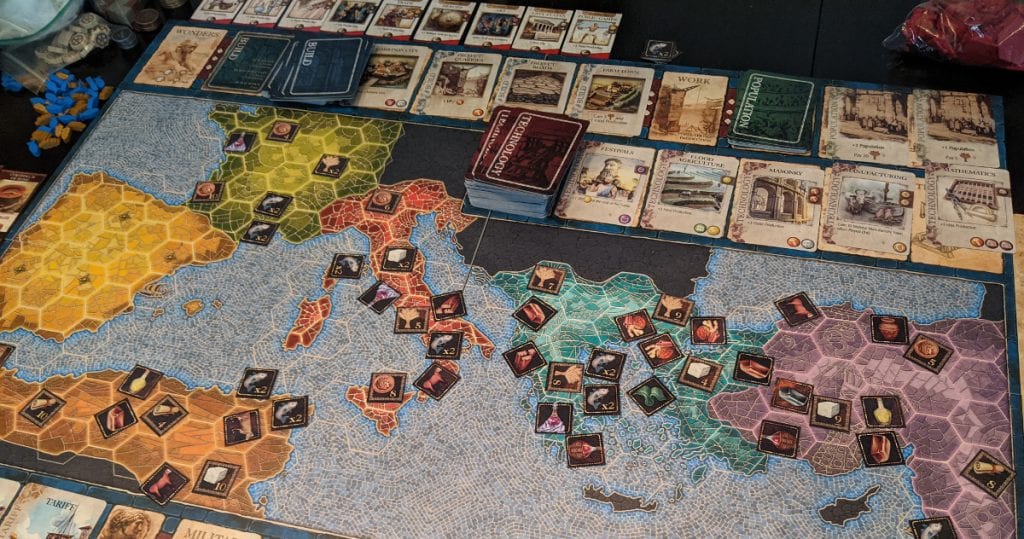 Mosaic: A Story of Civilization - Strategy Board Game for Adults and Family, Fast, Fun, Action-Selection and Area Control Game, 2-6 Players, Ages 14 and Up