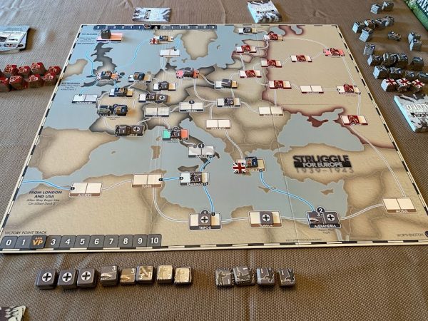 Struggle for Europe 1939 - 1945 Game Review — Meeple Mountain