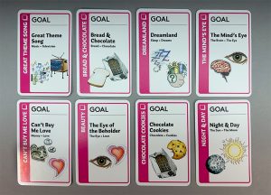 A sampling of Goal cards.