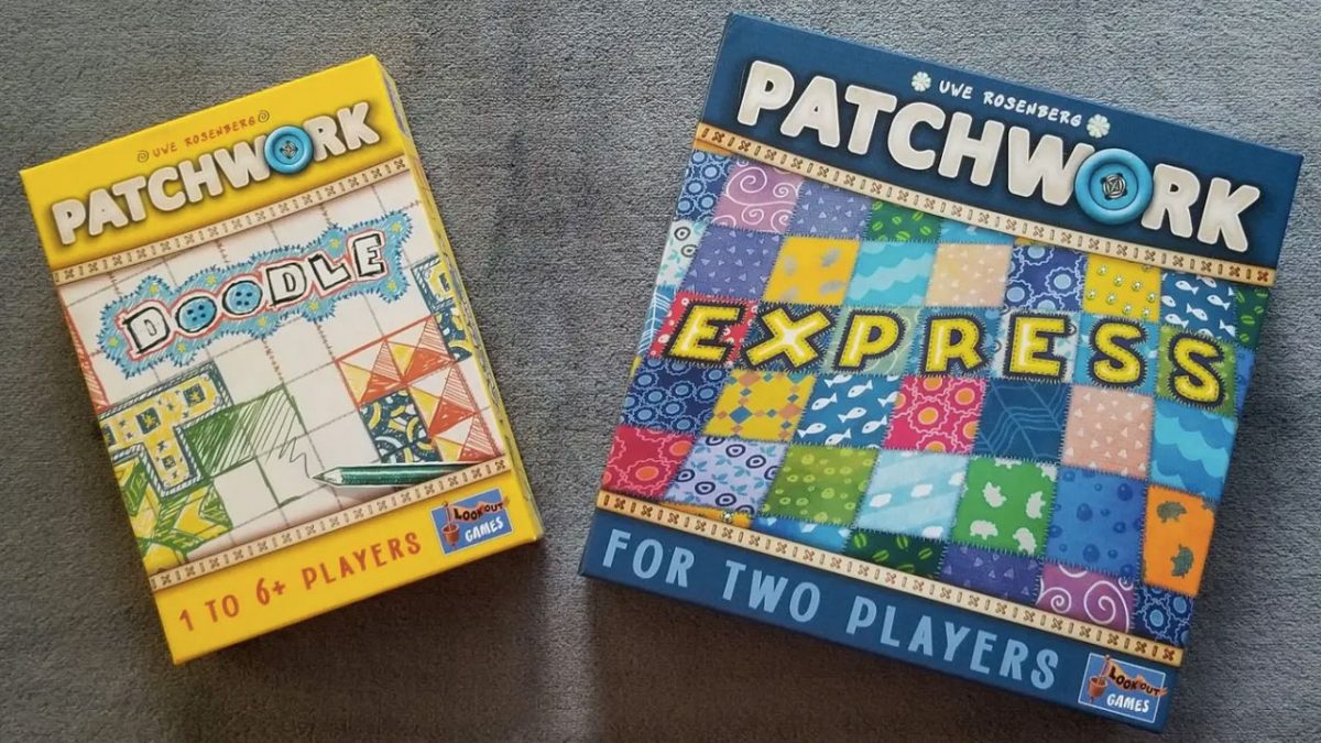 Ave Uwe: Patchwork Doodle and Express Game Review – Meeple Mountain