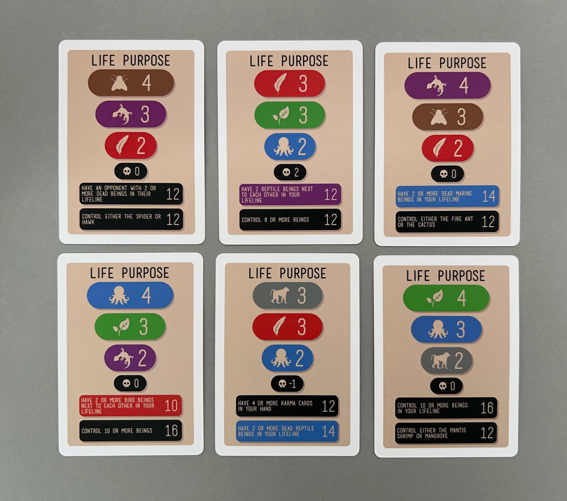 Life Purpose cards.