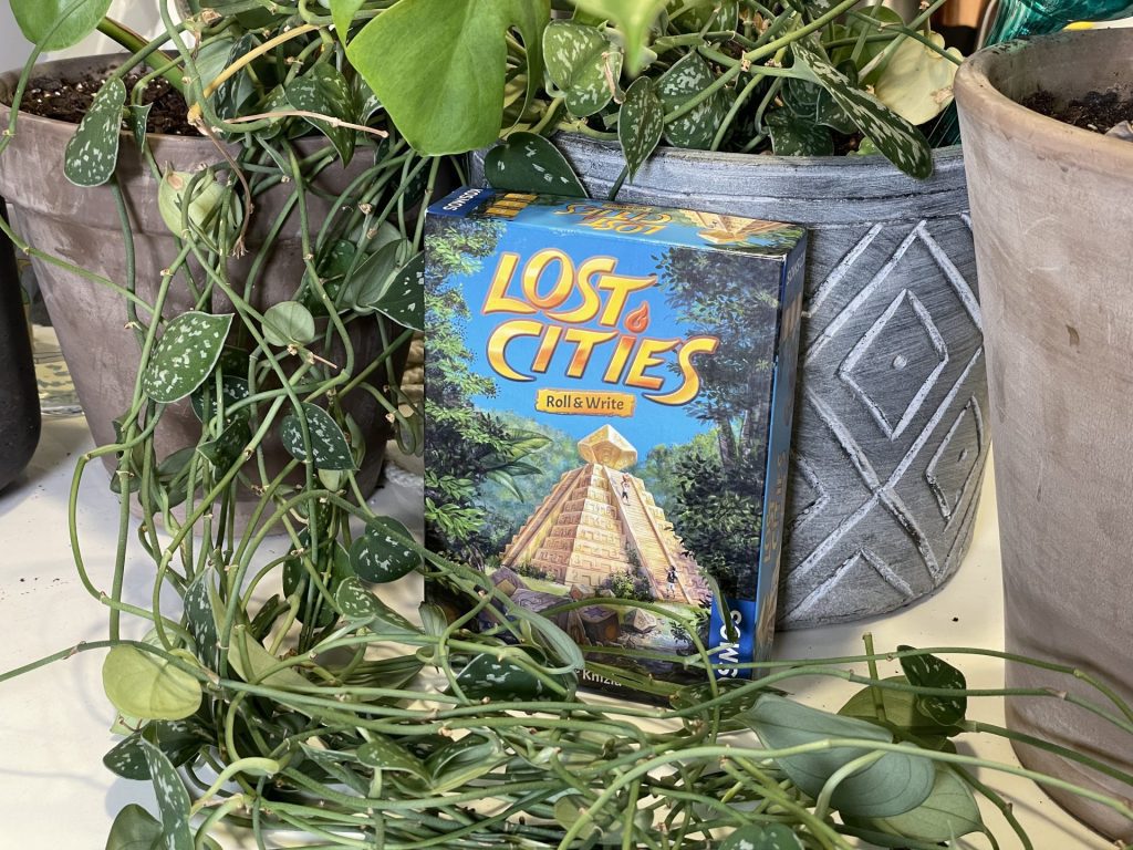 Lost Cities: Roll & Write in some... you probably get it by now.