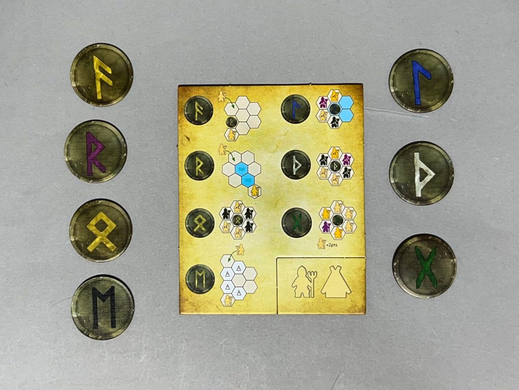 The Runes and a Player Aid.