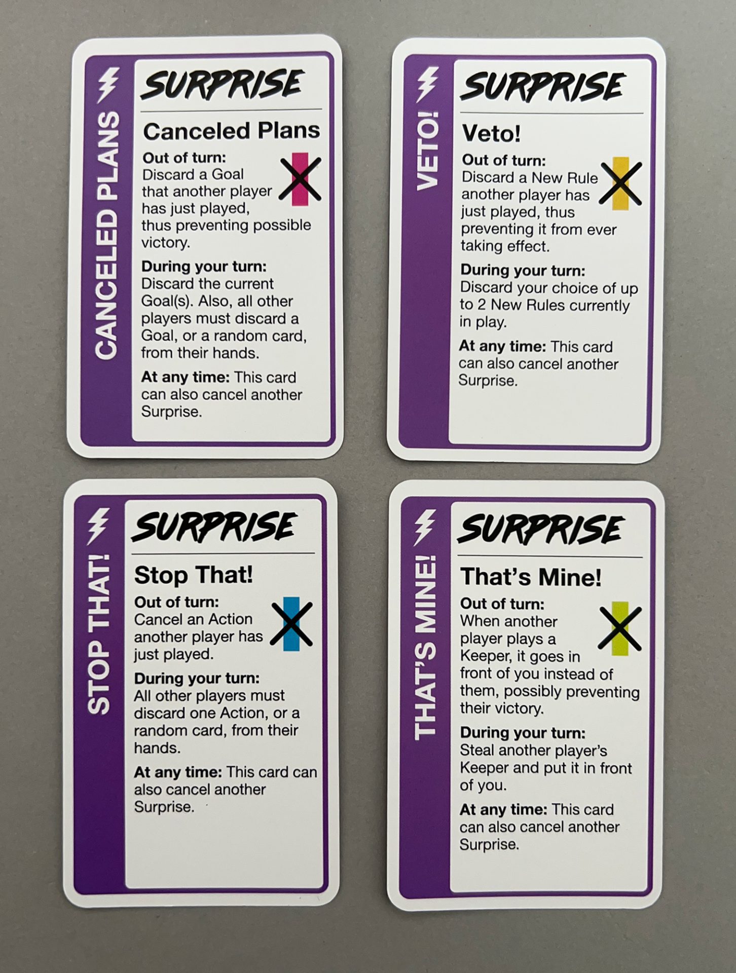 Remixx Surprise cards.