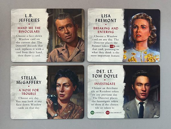 Watcher placards, each based on characters from the film.