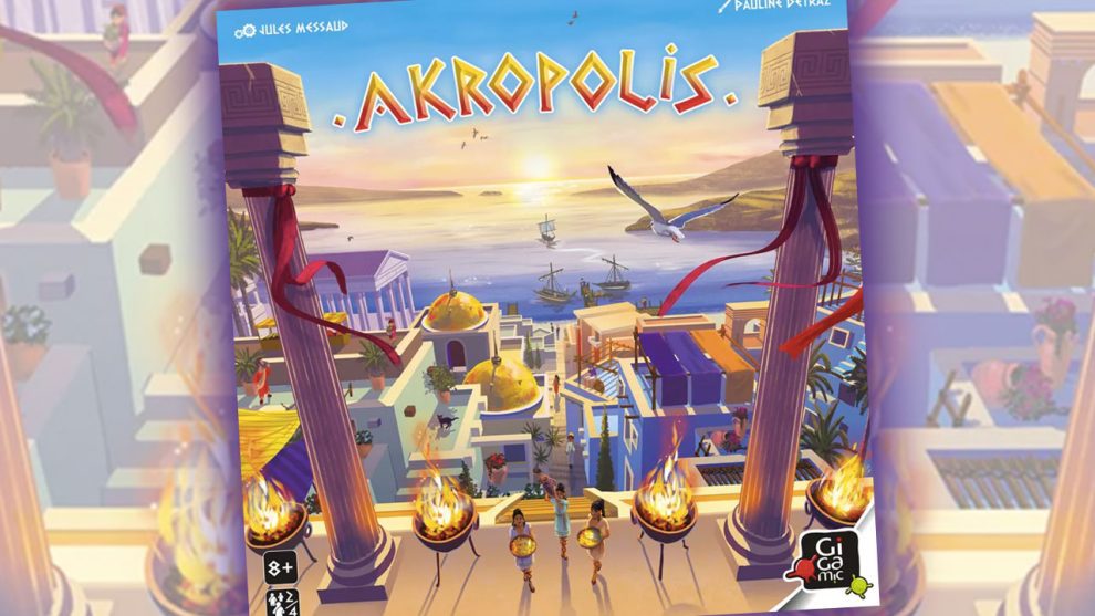 Akropolis | Strategy Game for Teens and Adults | Ages 8+ | 2 to 4 Players |  30 Minutes