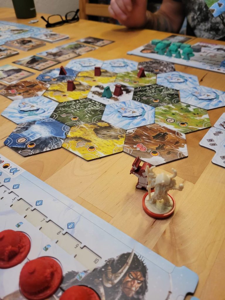 Mammoth, with a Side of Combos - Endless Winter: Paleoamericans Game Review  — Meeple Mountain