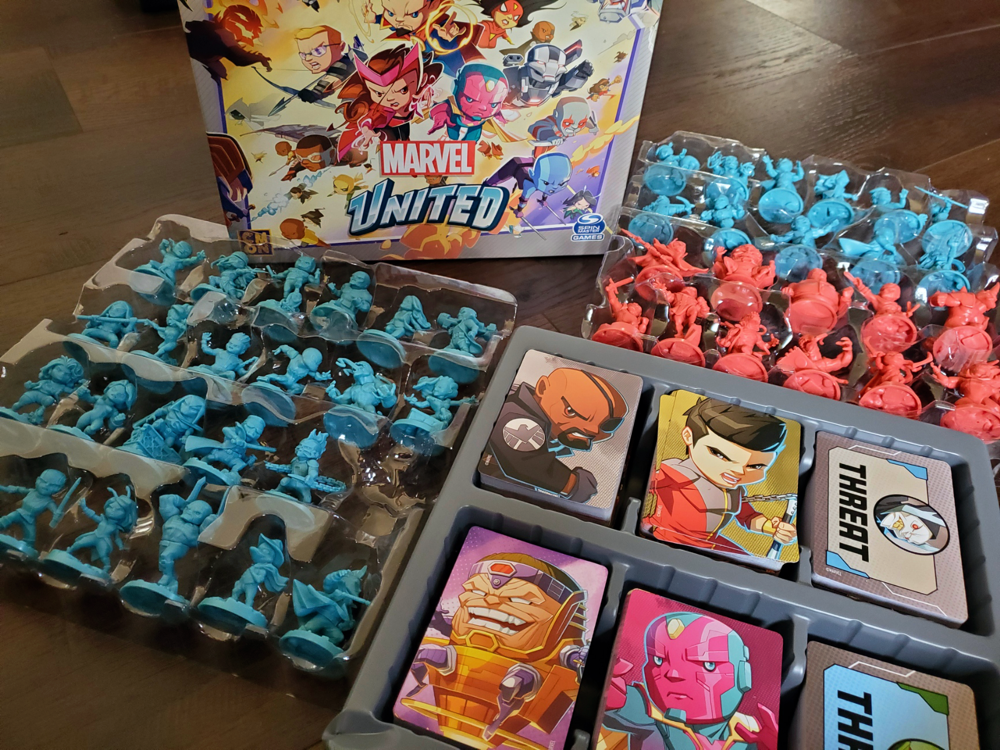 Marvel United, the new comic-book co-op board game from the