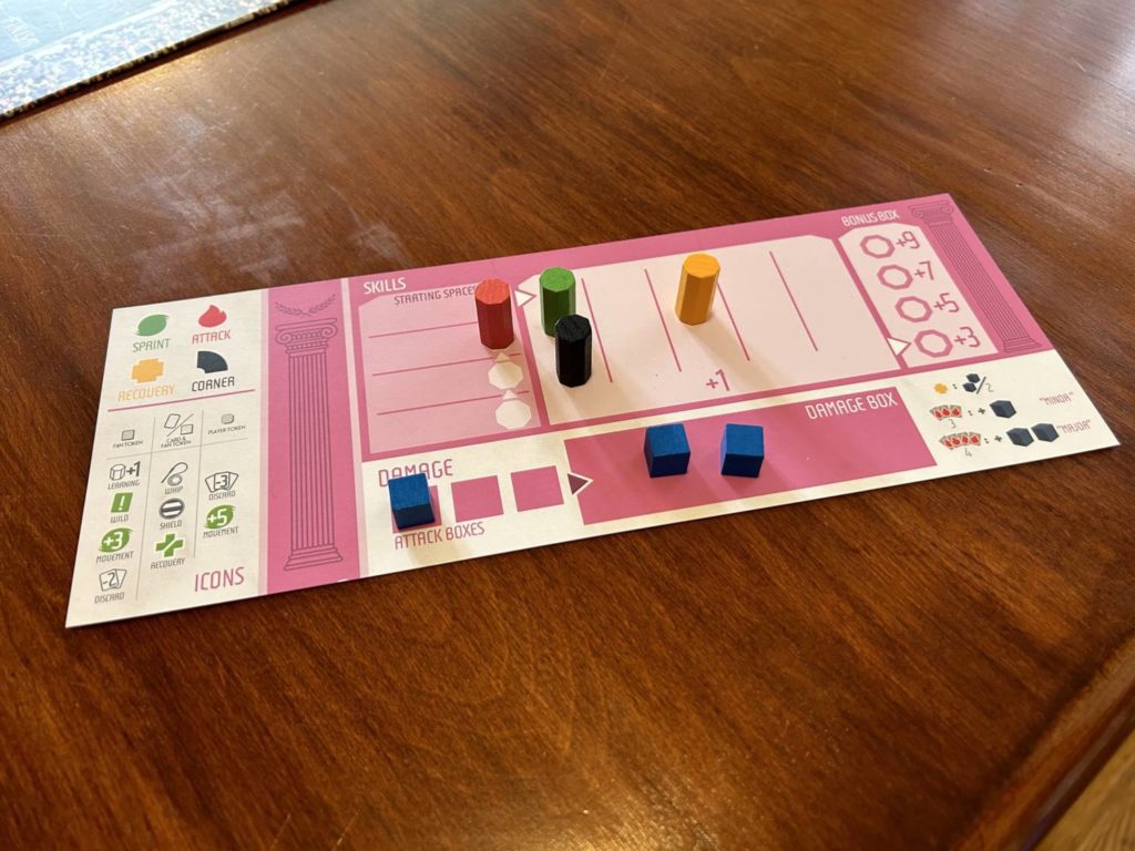 A player board mid-game.