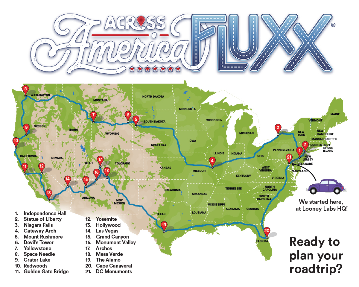 Across America Fluxx road trip.(Used with permission)
