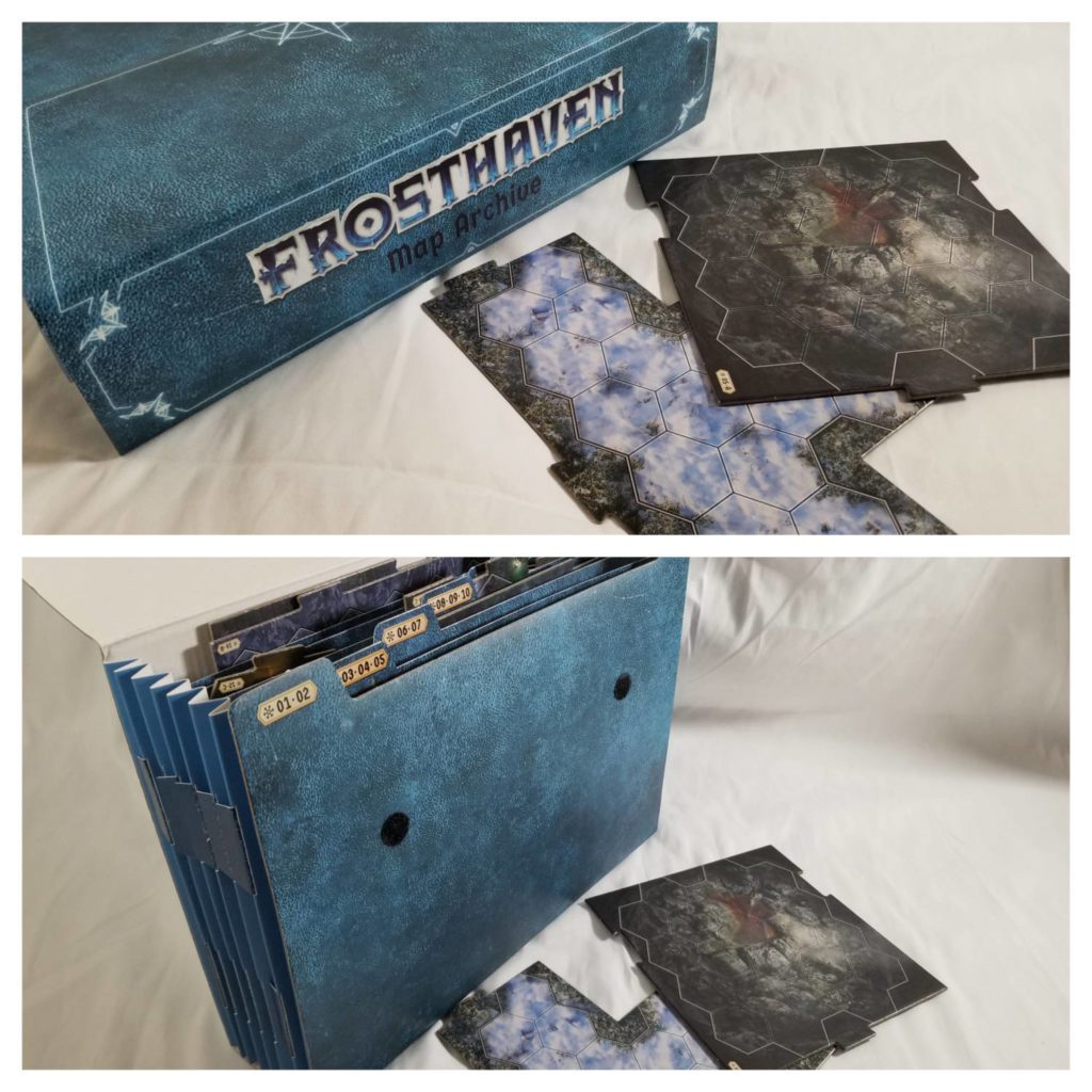 Folded Space Frosthaven Insert and Map Tile Holder — Meeple Mountain