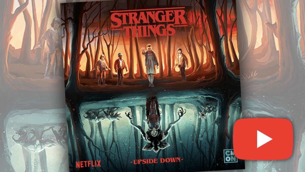 stranger things trainers upside down