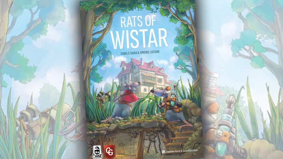 Capstone Games: Rats of Wistar - Building & Worker Placement Board Game, Play As Rats, Explore-Escape-Invent, Ages 14+, 1-4 Players, 90 Minutes Capstone Games: Rats of Wistar - Building & Worker Placement Board Game, Play As Rats, Explore-Escape-Invent, Ages 14+, 1-4 Players, 90 Minutes