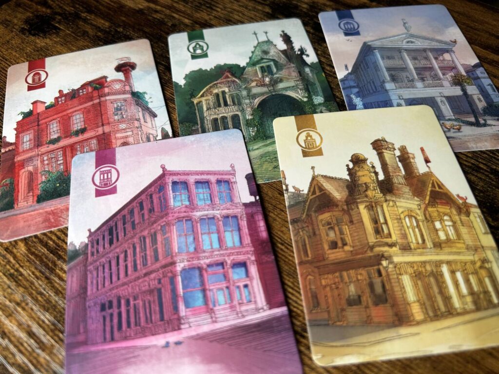A selection of cards from the game