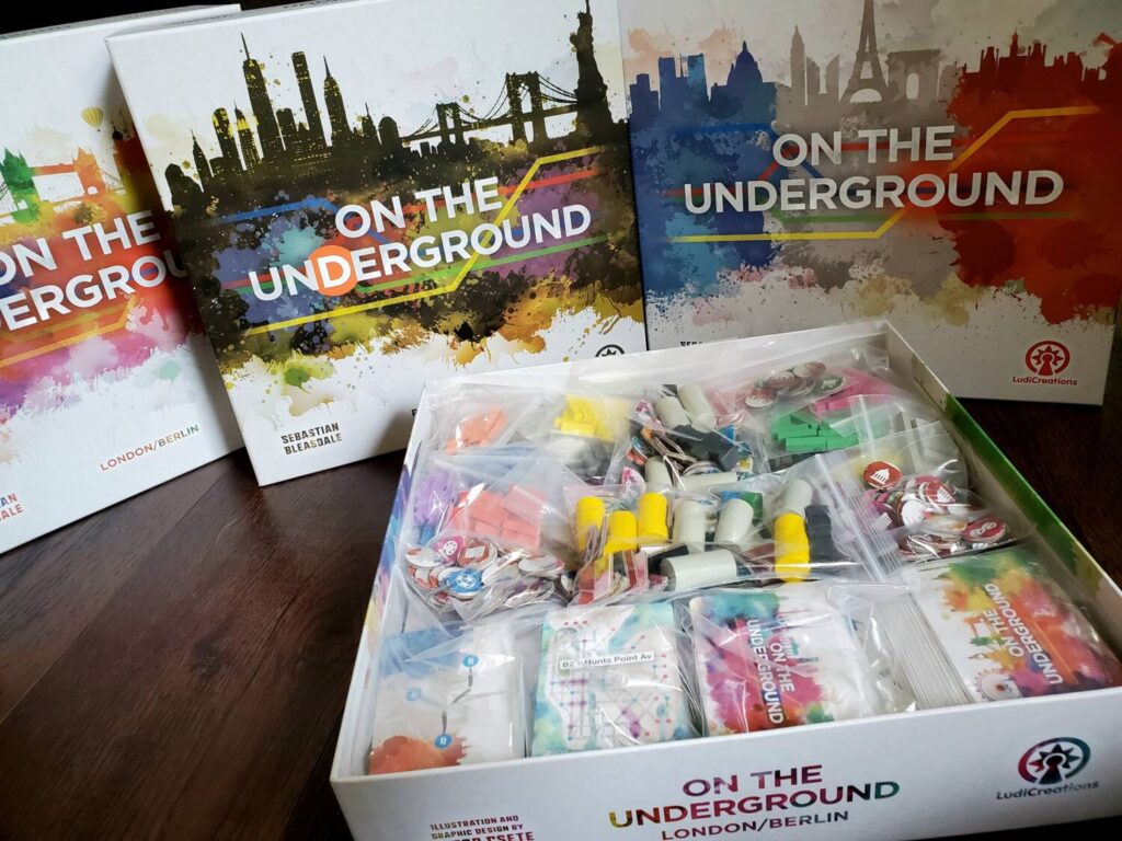 On the Underground: Paris / New York — Meeple Mountain