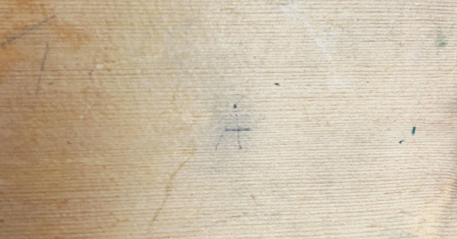 p.s. It's 40+ years old faint, but the A I received from Mr. Watt for that box made in his shop class is still visible.