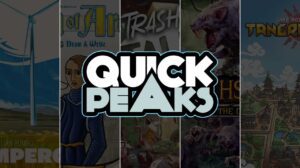 Quick Peaks – Pampero, Joan of Arc: Orléans Draw & Write, Trash Talk, Oathsworn: Into the Deepwood, Tangram City thumbnail