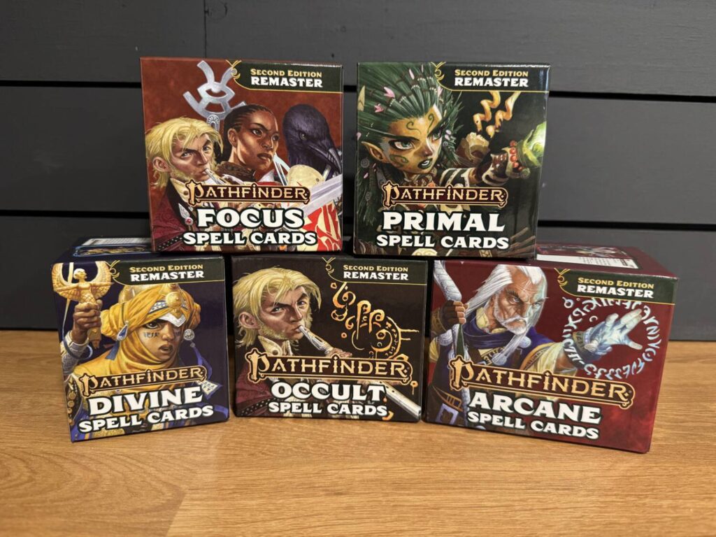 Pathfinder Remaster Spell Cards
