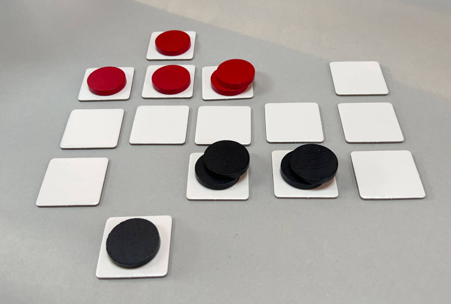 A sample game after only five moves