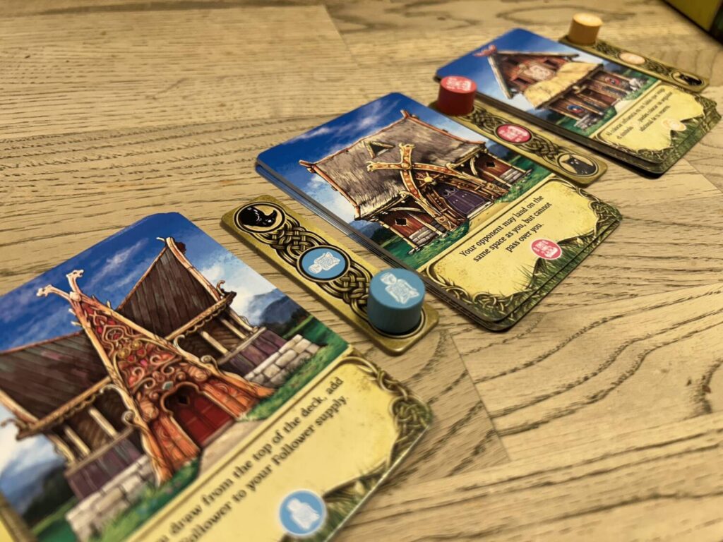 Some of the Clan piles, which promise access to different abilities.