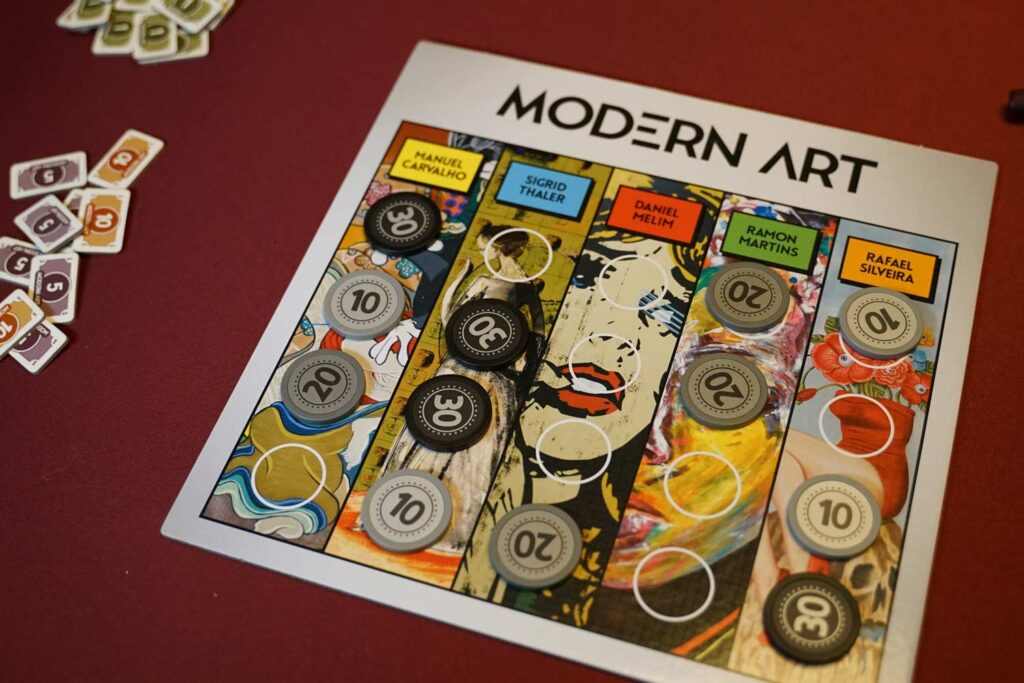 CMON Modern Art Board Game | Art Museum Auction Strategy Game | A Competitive Game of Prediction | Great for Game Night with Adults | Ages 14+ | 3-5 Players | Average Playtime 45 Minutes | Made CMON Modern Art Board Game | Art Museum Auction Strategy Game | A Competitive Game of Prediction | Great for Game Night with Adults | Ages 14+ | 3-5 Players | Average Playtime 45 Minutes | Made