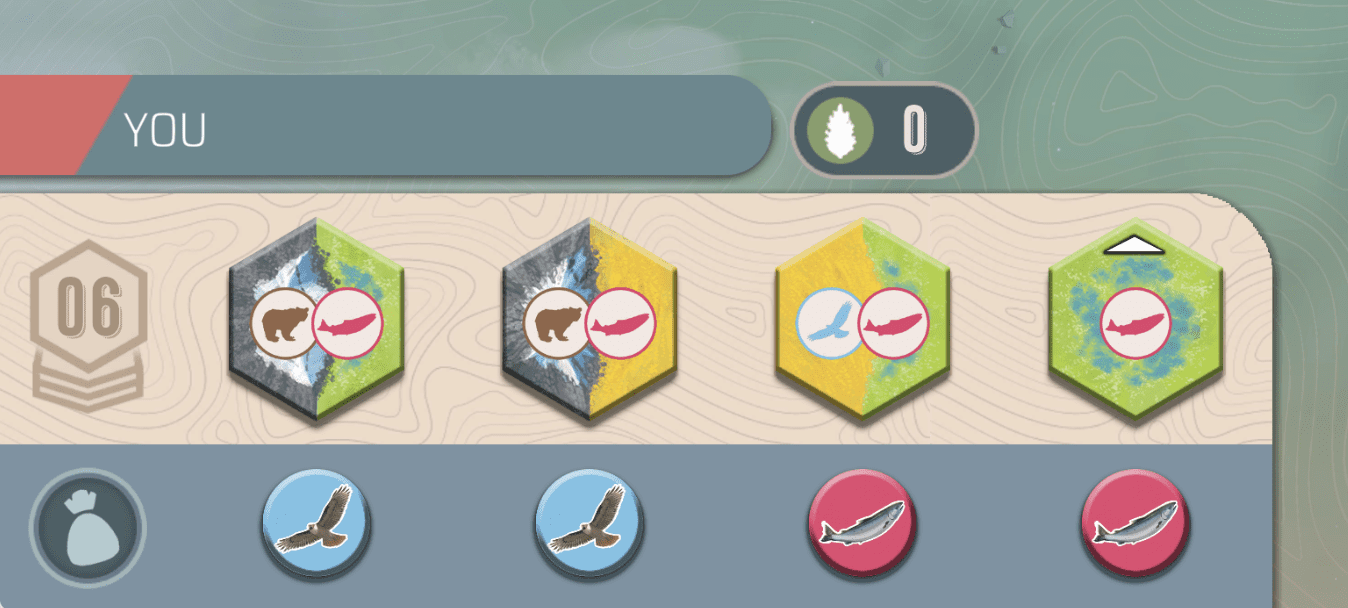 Close up of the bag with the turn counter above.