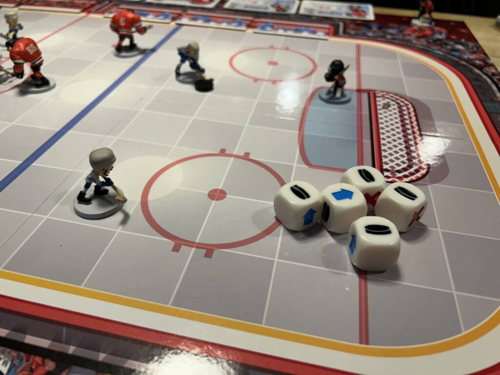The same rink, with a handful of dice.
