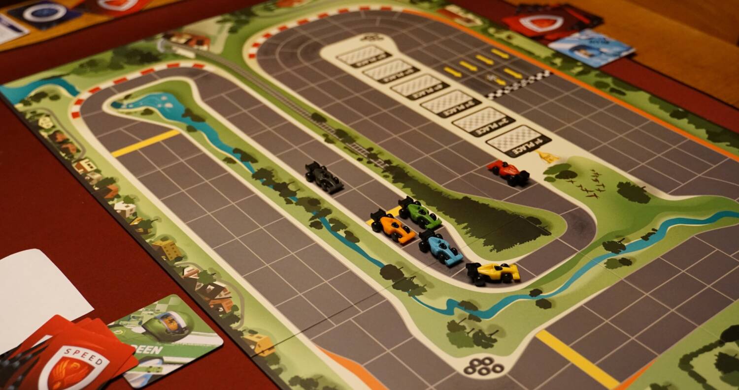 Speed Racing Encounters Downforce Game Review – Meeple Mountain