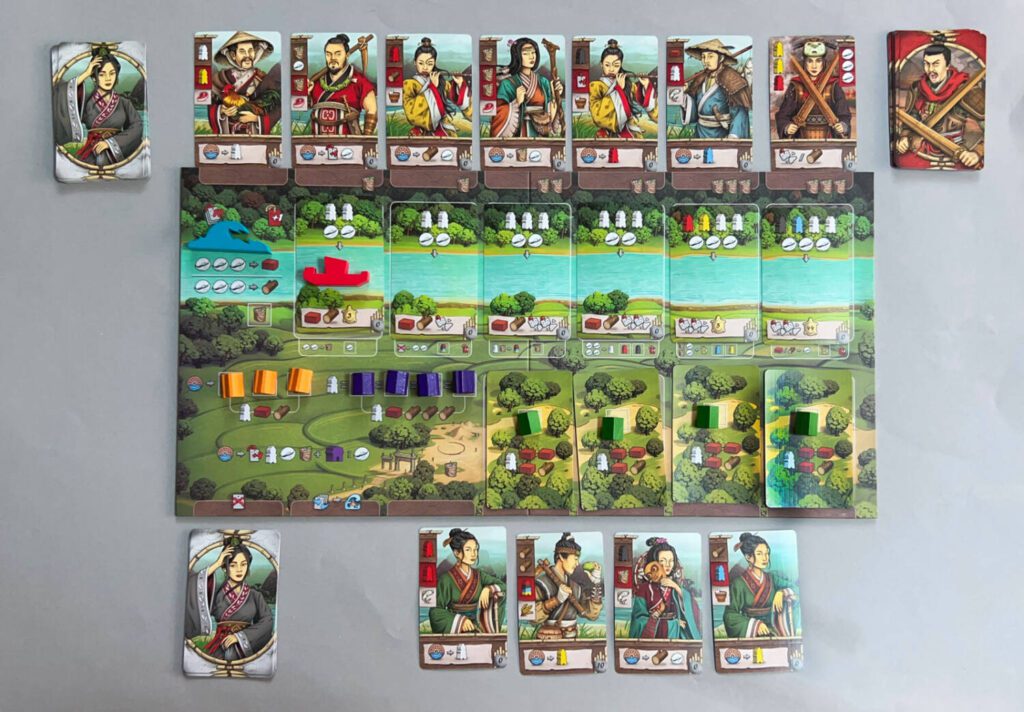 Legacy of Yu fully set up and ready to play.