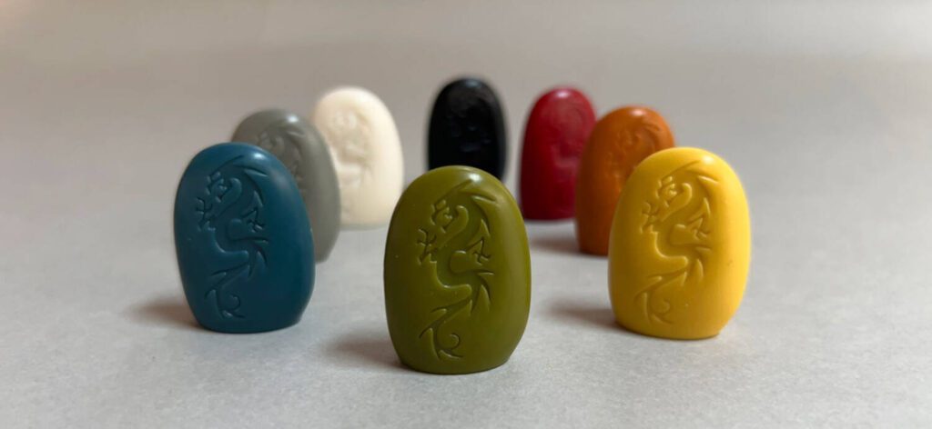 The 8 Tsuro Tokens