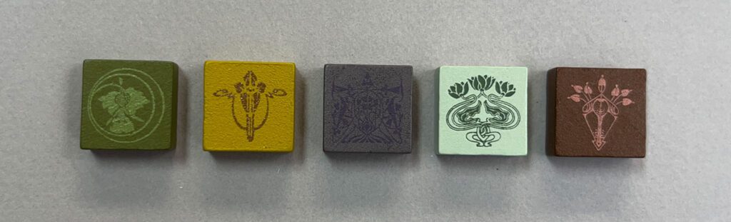 The five types of tiles