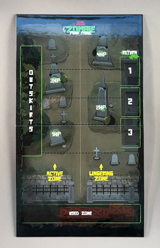 Zombie Punk Panic's playing board