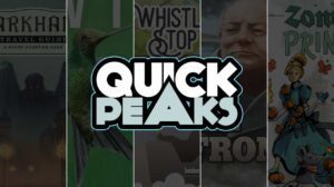 Quick Peaks – Arkham Travel Guide, Wingspan: Hummingbird Module , Whistle Stop: Rocky Mountains Expansion, Quartermaster General: South Front, Zombie Princess thumbnail